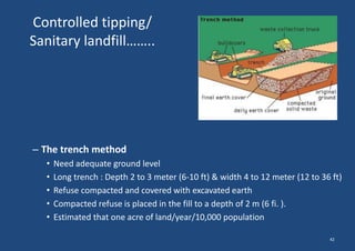 Controlling Tipping Solid waste and public health | PPTX