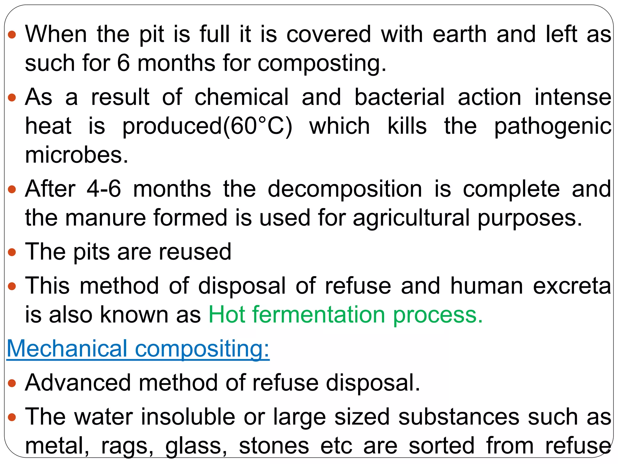 Solid waste disposal and control | PPTX