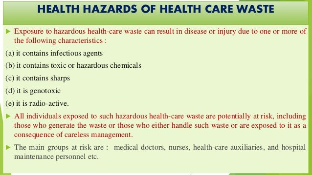 waste 4 for hazardous form waste waste management hospital disposal Solid and