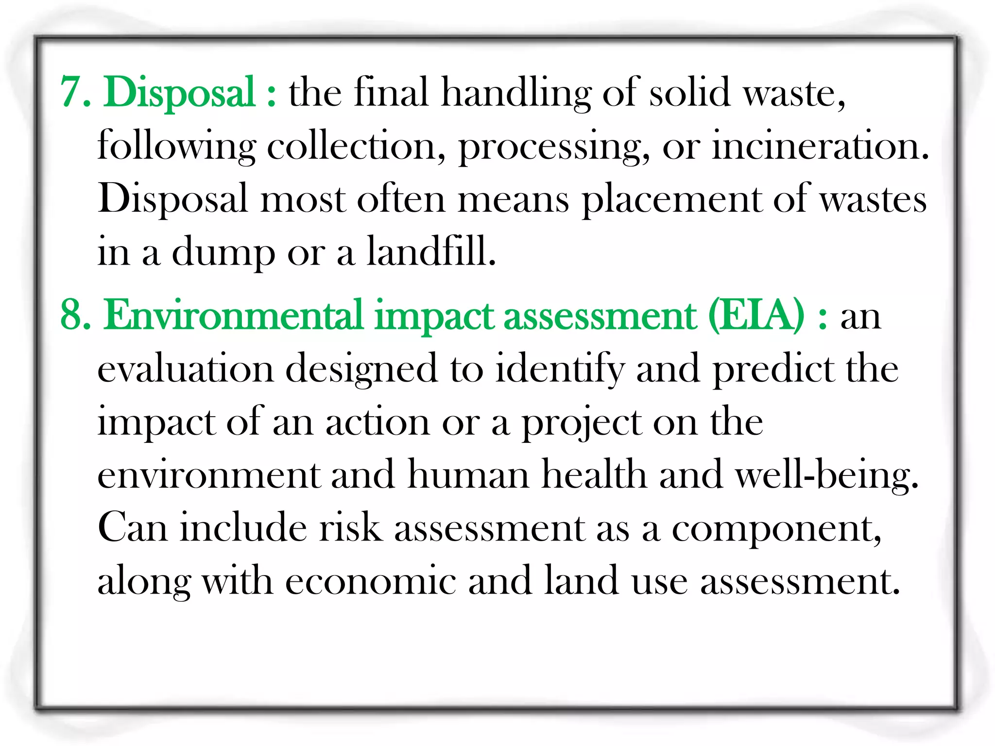 Solid waste management | PPTX