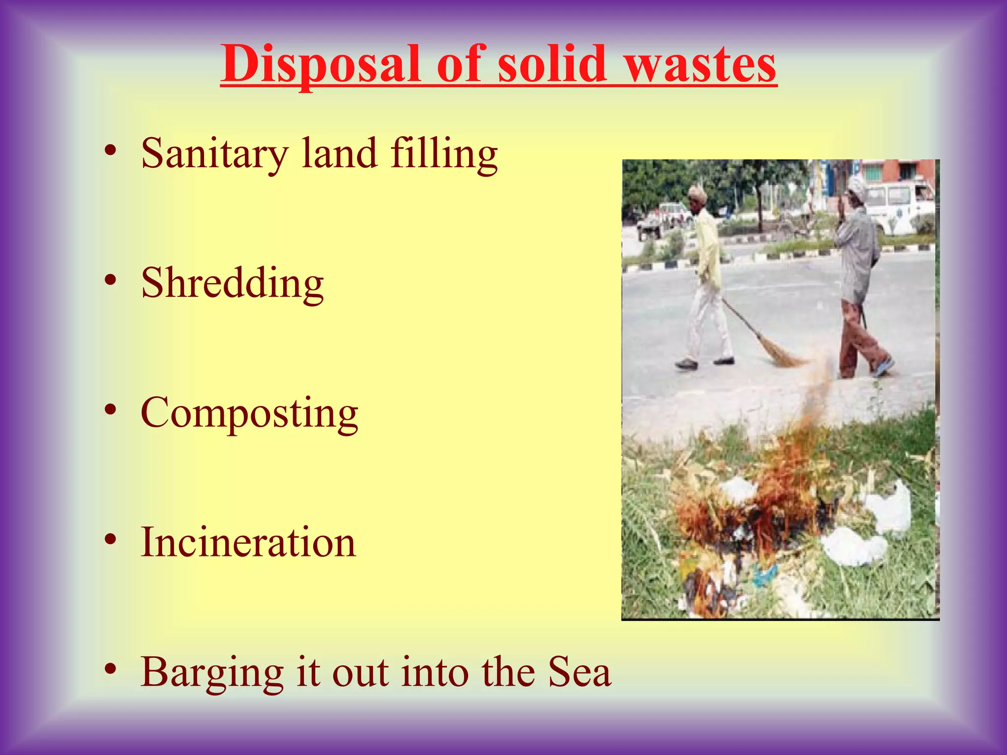 seminar presentation ppt on solid waste management | PPT