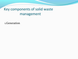 Solid waste management | PPT