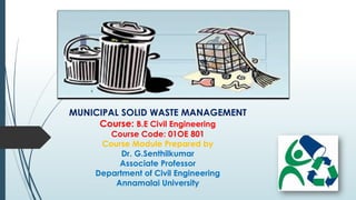 Solid Waste Management Pdf