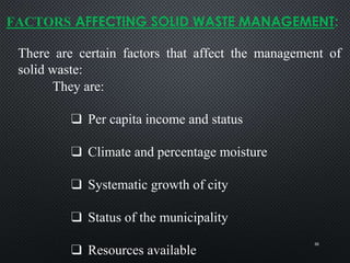 Solid waste management & Types of Basic civil Engineering notes by DJ ...
