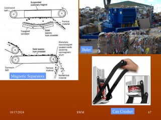 Magnetic Separators
Baler
Can Crusher
10/17/2024 67
SWM
 