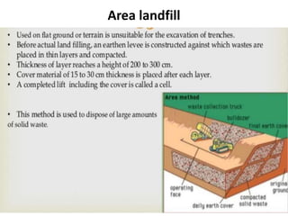Area landfill
 