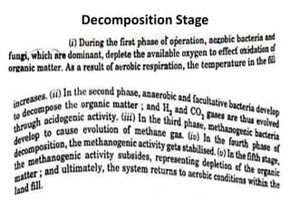 Decomposition Stage
 