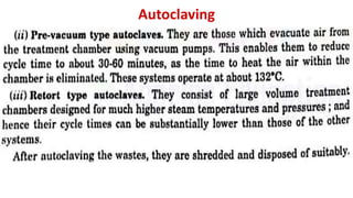 Autoclaving
 