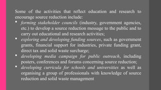 Comprehensive Strategies for Source Reduction and Recycling in Waste ...
