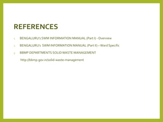 Solid Waste Management BENGALURU | PPTX