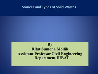 Solid waste Management 1 | Civil Engineering | Environmental ...