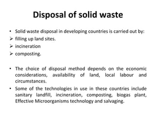 Solid Waste Management in the environment | PDF