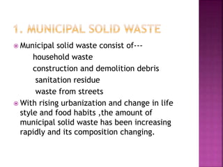 Solid waste management ppt | PPTX