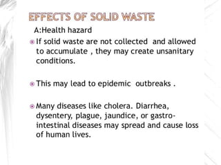 Solid waste treatment and solid wastes as sources of energy and food. | PPT