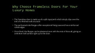 Luxury Bespoke Doors High Gloss Internal Doors London Solid Woode