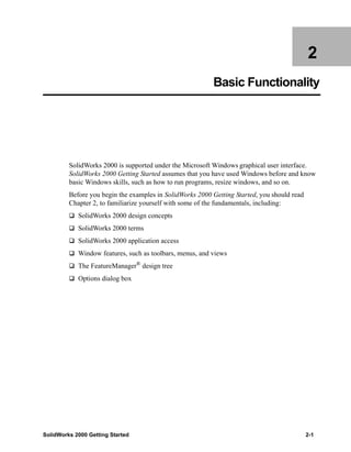 Solid works gettingstarted | PDF