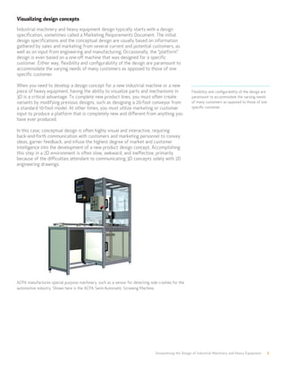 Streamlining the Design of Industrial Machinery and Heavy Equipment | PDF