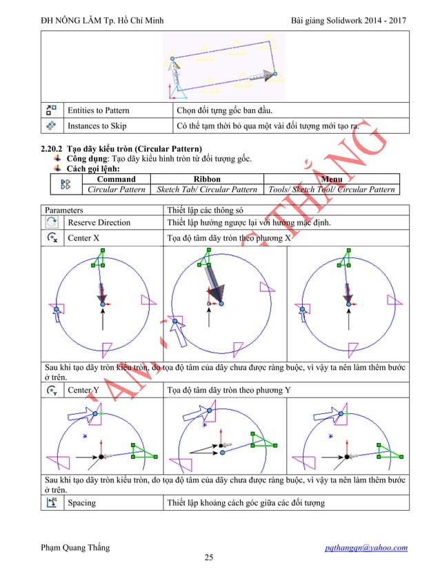 BÀI GIẢNG SOLIDWORKS cơ bản đến nâng cao | PDF