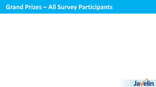 Grand Prizes – All Survey Participants
 
