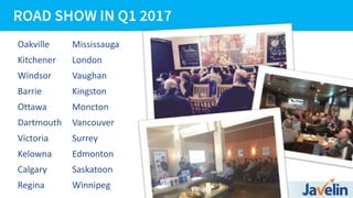 Oakville
Kitchener
Windsor
Barrie
Ottawa
Dartmouth
Victoria
Kelowna
Calgary
Regina
Mississauga
London
Vaughan
Kingston
Moncton
Vancouver
Surrey
Edmonton
Saskatoon
Winnipeg
 