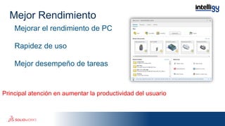 Mejorar el rendimiento de PC
Rapidez de uso
Mejor desempeño de tareas
Principal atención en aumentar la productividad del usuario
Mejor Rendimiento
 