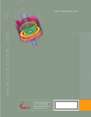 Solidworks cosmosflowork tutorial