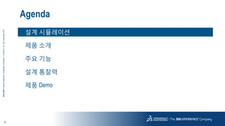 4
3DS.COM©DassaultSystèmes|ConfidentialInformation|11/24/2015|ref.:3DS_Document_2015
설계 시뮬레이션
제품 소개
주요 기능
설계 통찰력
제품 Demo
Agenda
 