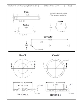 Solid works motion_tutorial_2010 | PDF