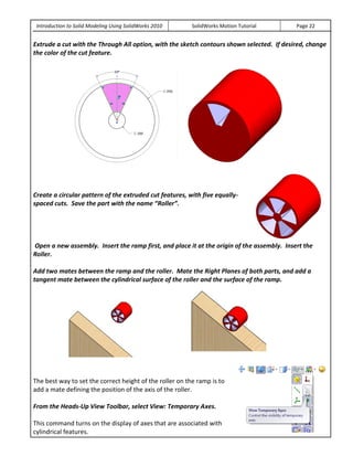 Solid works motion_tutorial_2010 | PDF