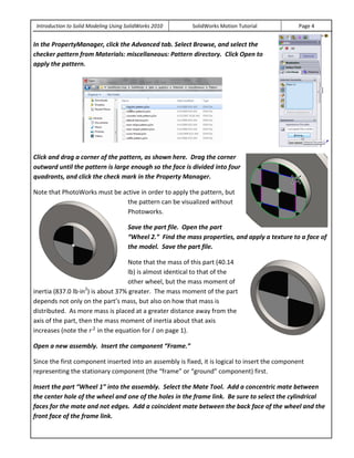 Solid works motion_tutorial_2010 | PDF
