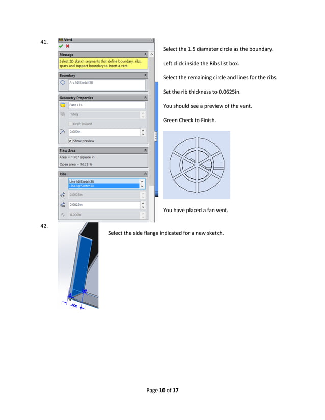 Solidworks sheet metal tutorial | PDF | Drawing and Sketching | Arts ...
