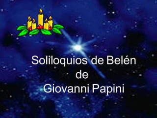 Soliloquios de Belén de  Giovanni Papini 