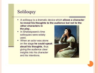 Soliloquy and monologue
