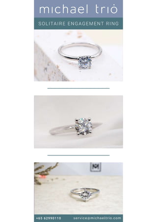 Design The Perfect Solitaire Engagement Ring At Michael Trio