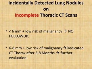 Solitary pulmonary nodule | PPT