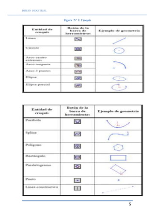 DIBUJO INDUSTRIAL
5
Figura Nº 1: Croquis
 