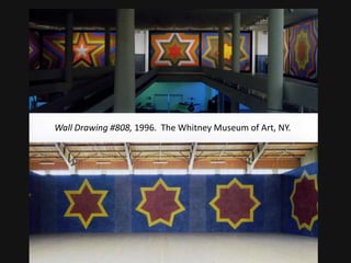 Wall Drawing #808, 1996.  The Whitney Museum of Art, NY.