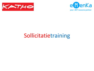 Sollicitatie training 