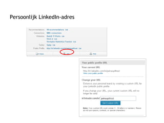 Persoonlijk LinkedIn-adres 