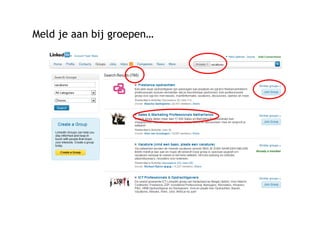 Meld je aan bij groepen… 