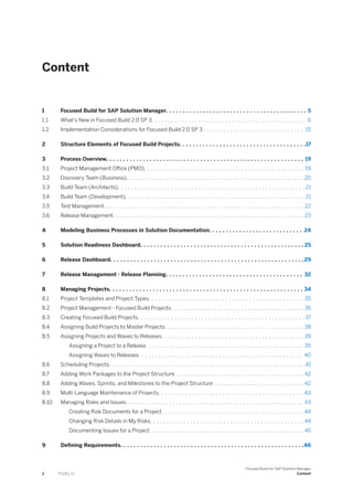 Focused Build Configuration Guide Solmanfocusedbuild | PDF