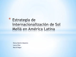 *

Elena Martín-Maestro
Laura Díaz
Macià Bagur

 