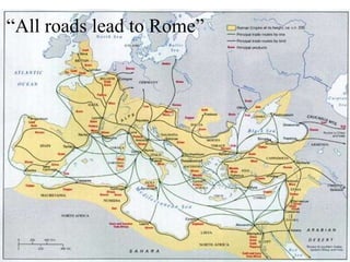 “All roads lead to Rome”
 