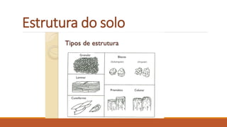 Estrutura do solo
 