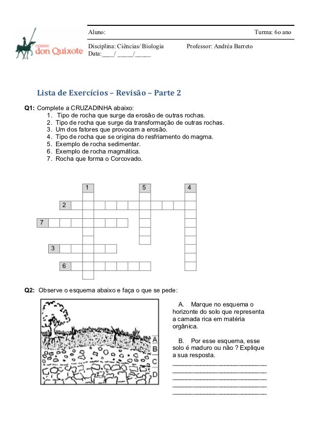 Lista de Execícios - Solo 2