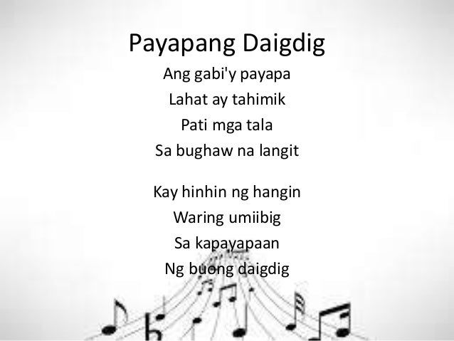 gabing payapa