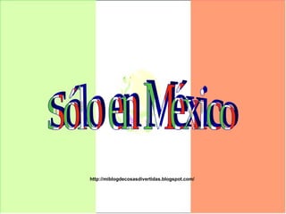 Sólo en México http://miblogdecosasdivertidas.blogspot.com/ 
