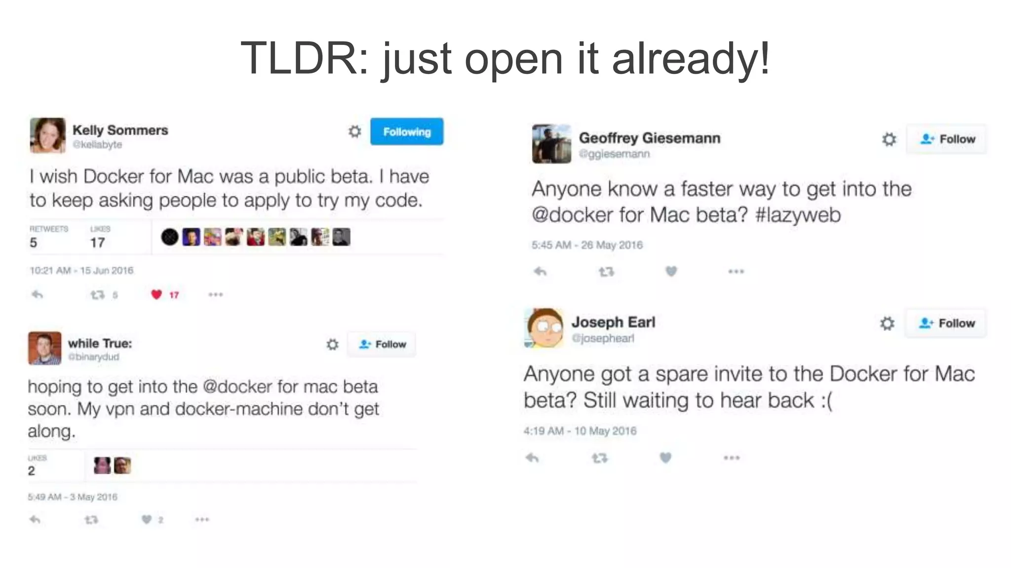 TLDR: just open it already!
 