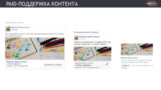 PAID-ПОДДЕРЖКА КОНТЕНТА
 