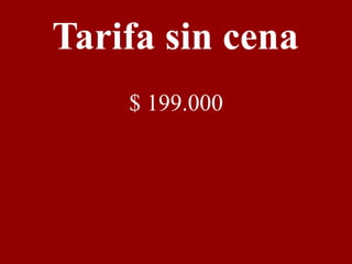 Desayuno en la habitación